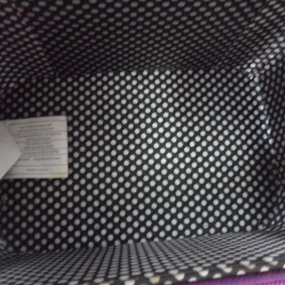 Caboodles Travel Case Glitter Small inside mirror Travel purple silver 4.5" x 7" - Picture 10 of 11